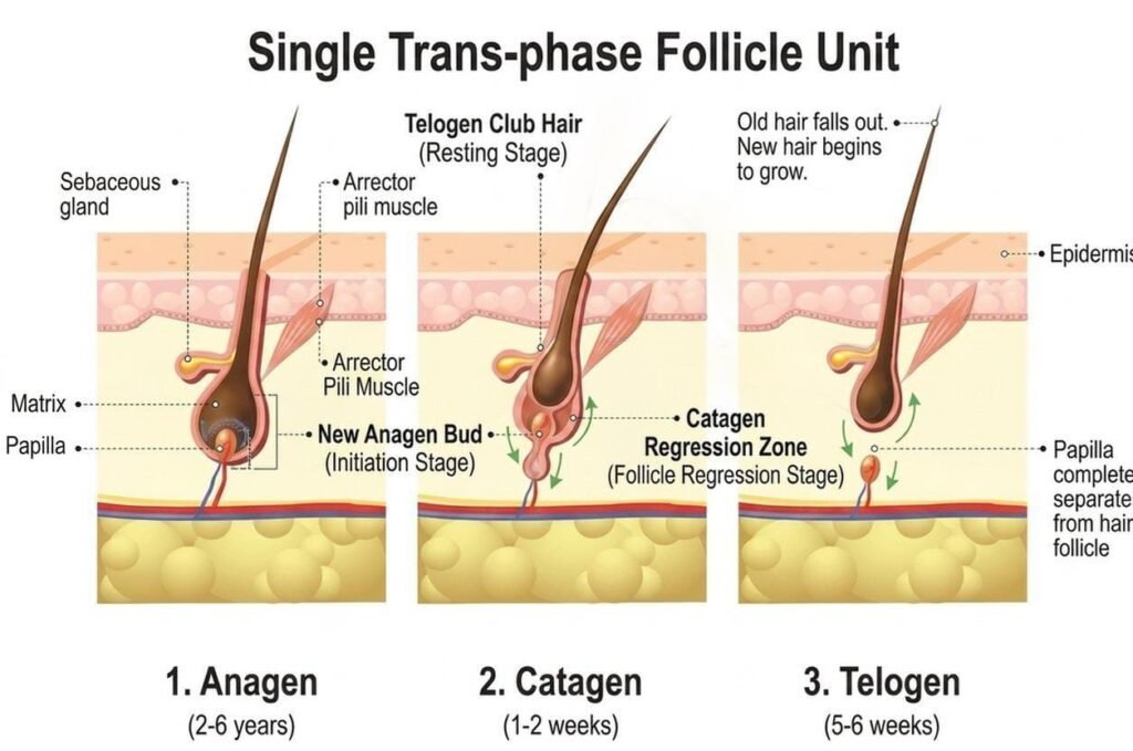 female pattern hair loss vs. shedding