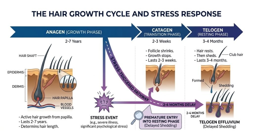 postpartum & stress hair loss